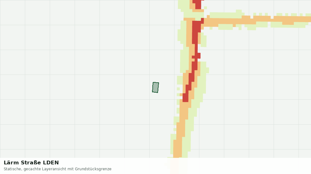 Statische Kartenansicht: Lärm Straße LDEN