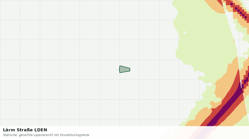 Statische Kartenansicht: Lärm Straße LDEN