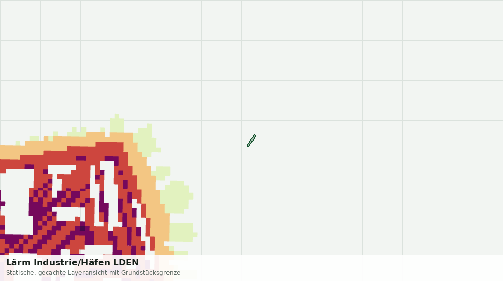 Statische Kartenansicht: Lärm Industrie/Häfen LDEN
