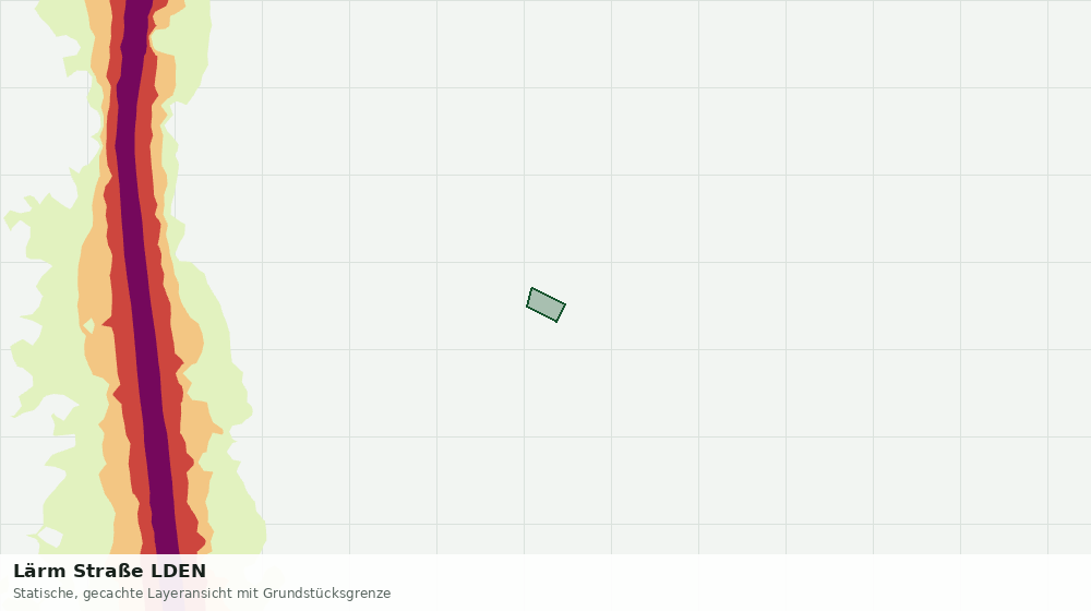 Statische Kartenansicht: Lärm Straße LDEN