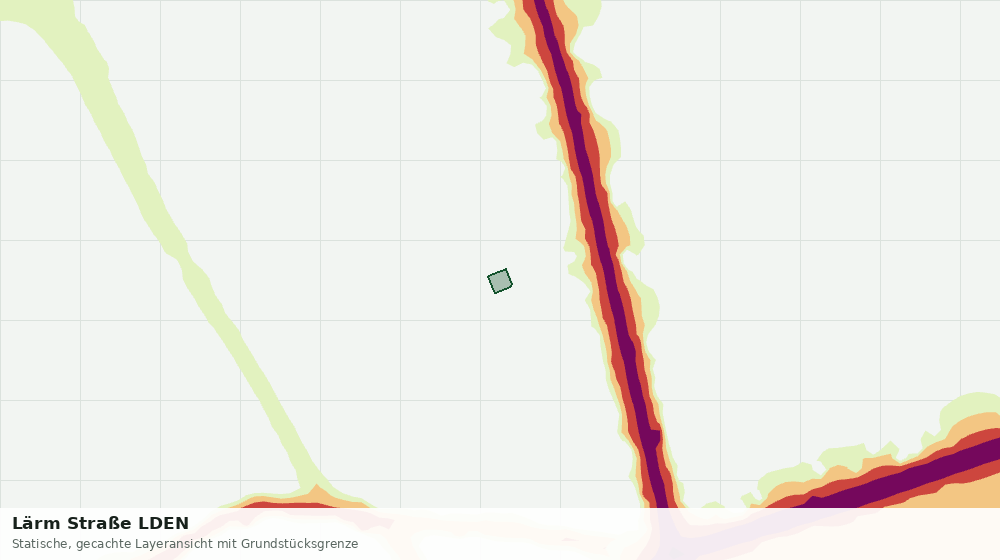 Statische Kartenansicht: Lärm Straße LDEN