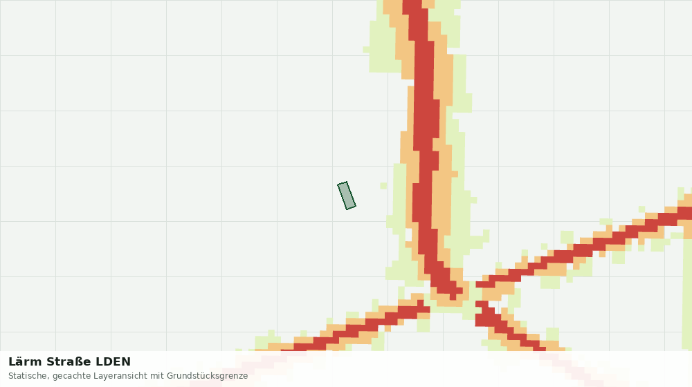 Statische Kartenansicht: Lärm Straße LDEN
