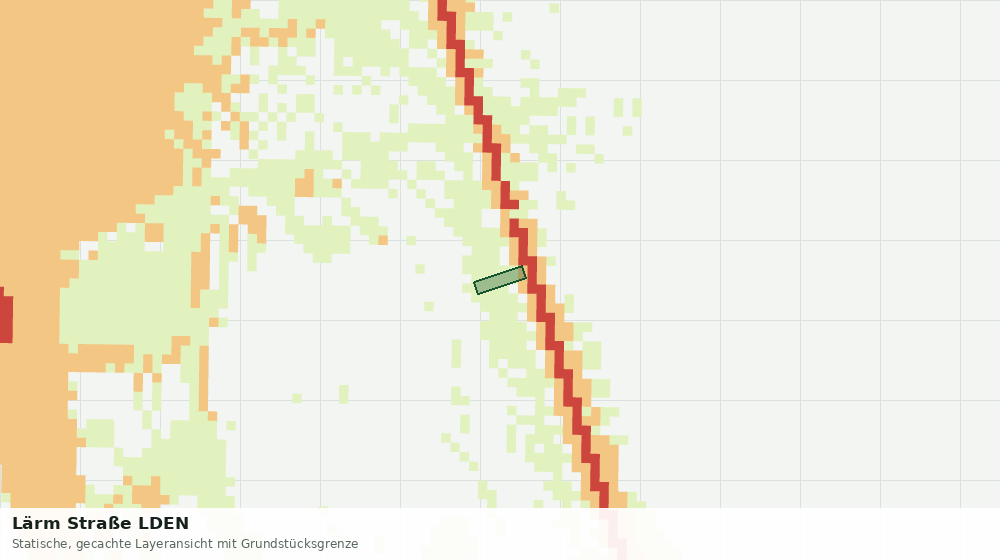 Statische Kartenansicht: Lärm Straße LDEN