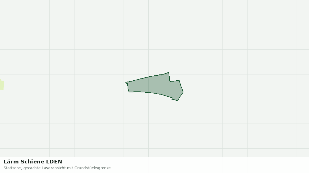 Statische Kartenansicht: Lärm Schiene LDEN