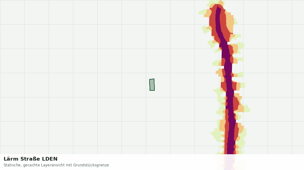 Statische Kartenansicht: Lärm Straße LDEN