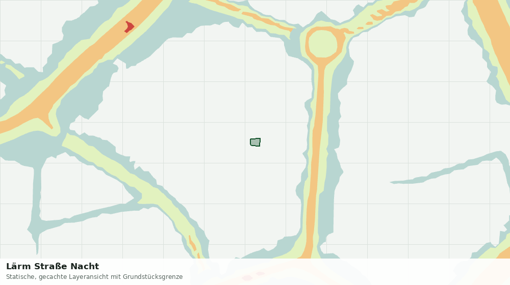 Statische Kartenansicht: Lärm Straße Nacht