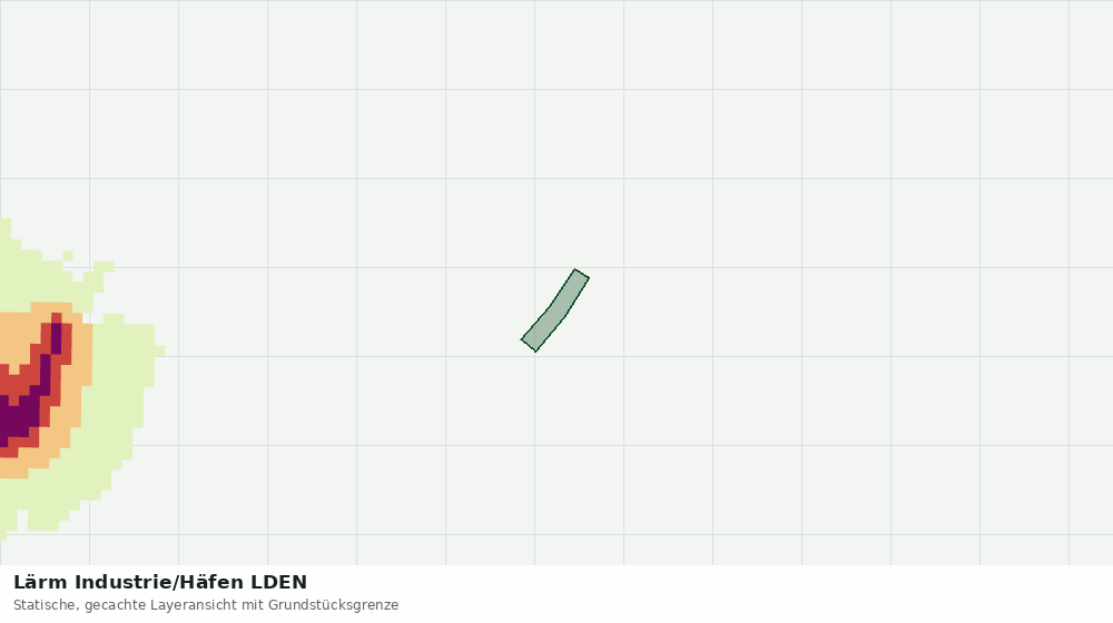 Statische Kartenansicht: Lärm Industrie/Häfen LDEN