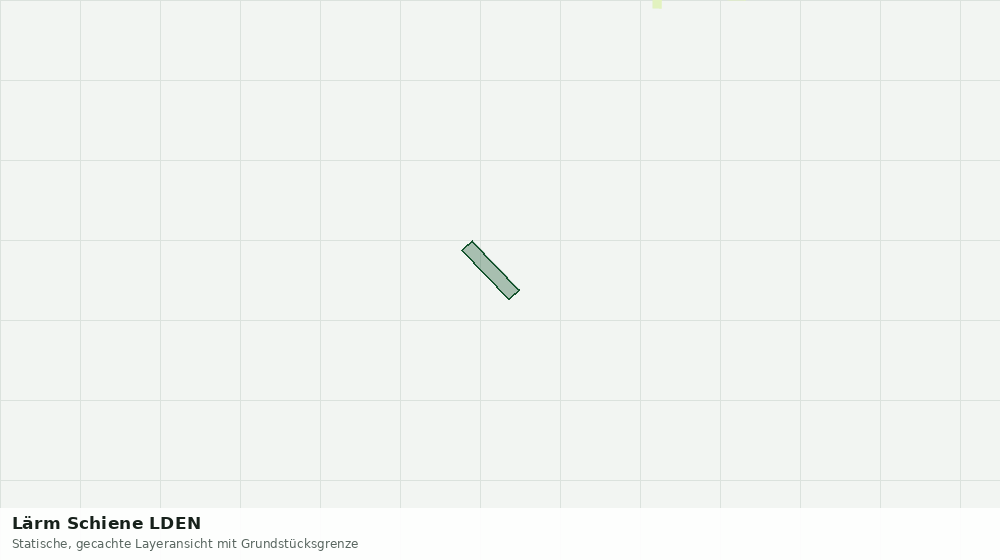 Statische Kartenansicht: Lärm Schiene LDEN