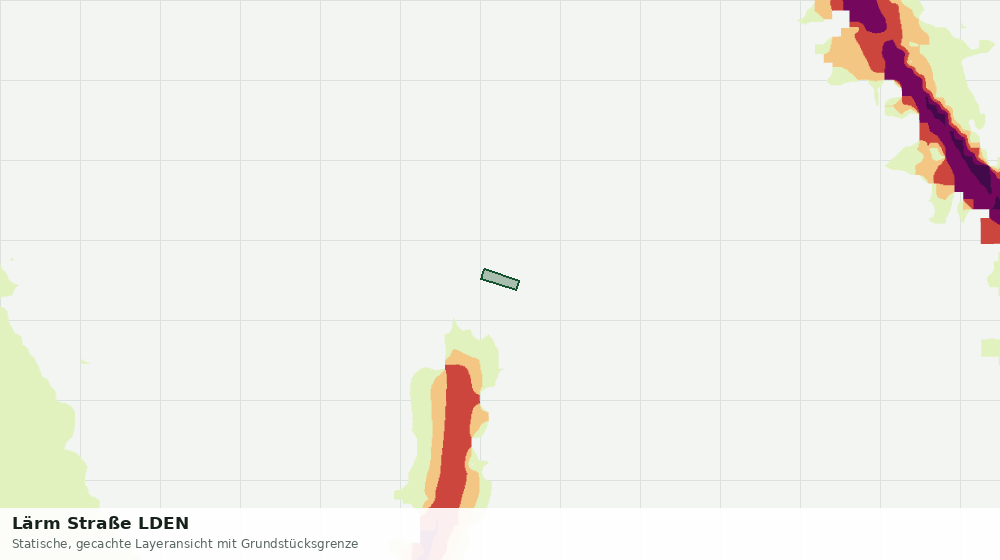 Statische Kartenansicht: Lärm Straße LDEN