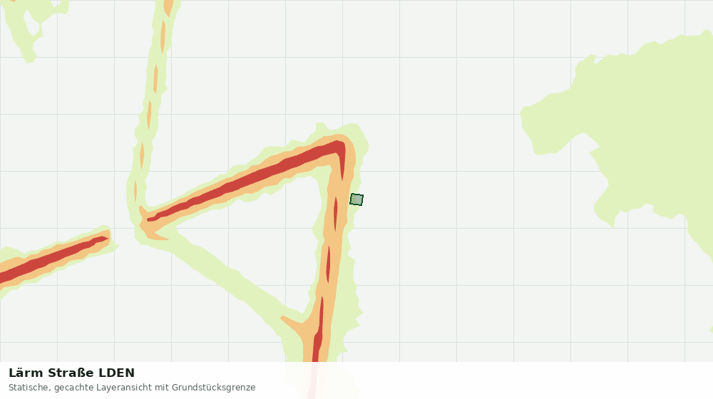 Statische Kartenansicht: Lärm Straße LDEN