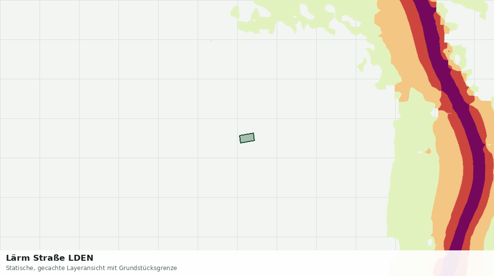 Statische Kartenansicht: Lärm Straße LDEN