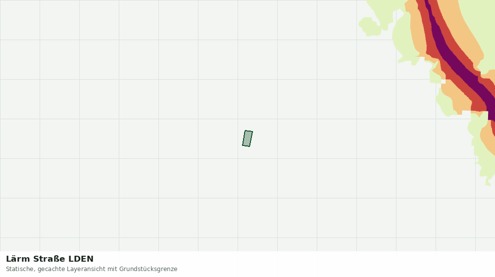 Statische Kartenansicht: Lärm Straße LDEN