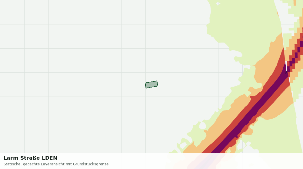 Statische Kartenansicht: Lärm Straße LDEN