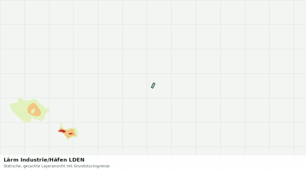 Statische Kartenansicht: Lärm Industrie/Häfen LDEN