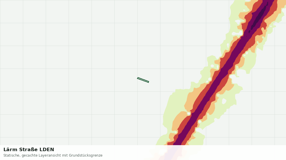 Statische Kartenansicht: Lärm Straße LDEN
