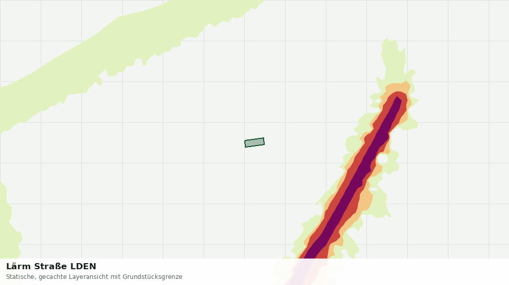 Statische Kartenansicht: Lärm Straße LDEN