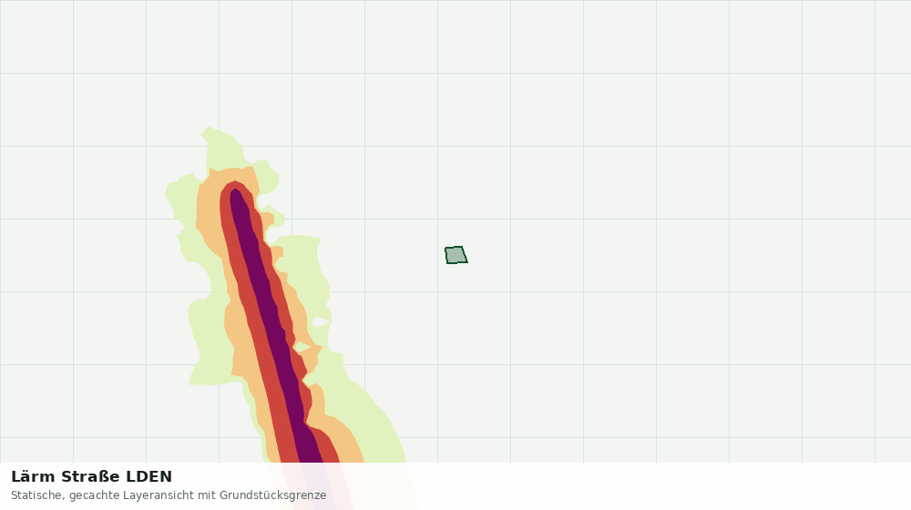 Statische Kartenansicht: Lärm Straße LDEN