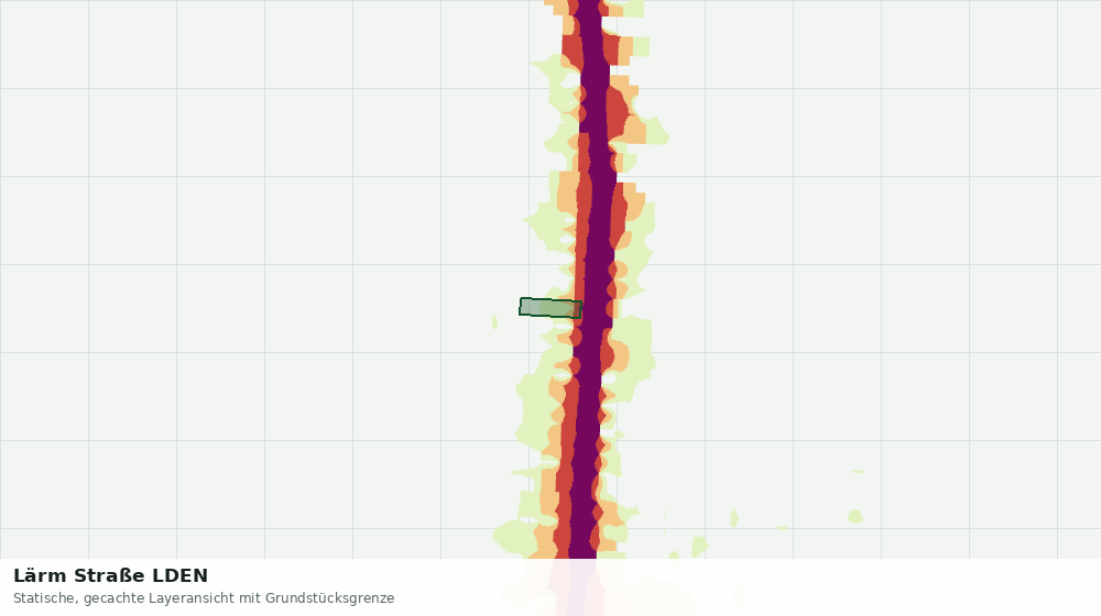 Statische Kartenansicht: Lärm Straße LDEN