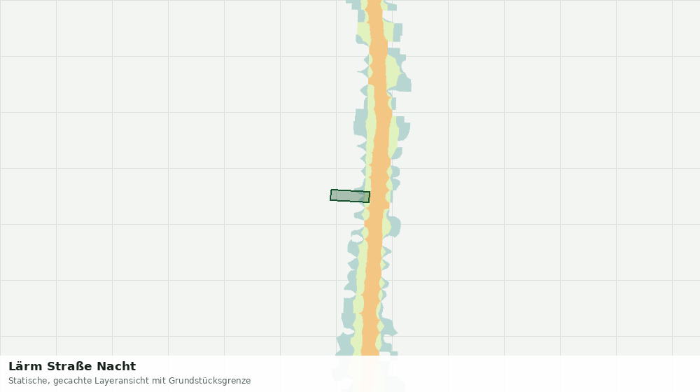 Statische Kartenansicht: Lärm Straße Nacht