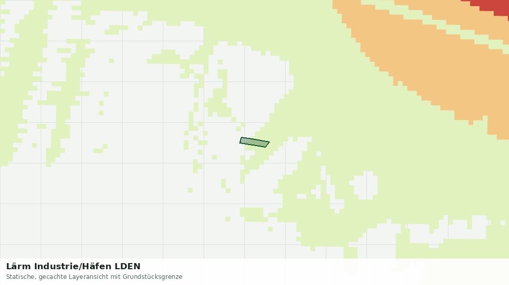 Statische Kartenansicht: Lärm Industrie/Häfen LDEN