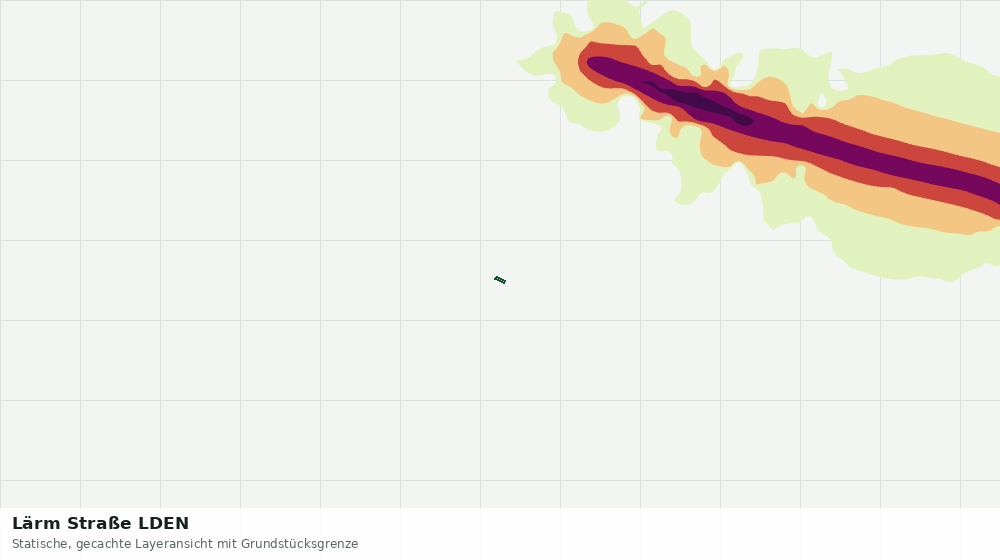 Statische Kartenansicht: Lärm Straße LDEN
