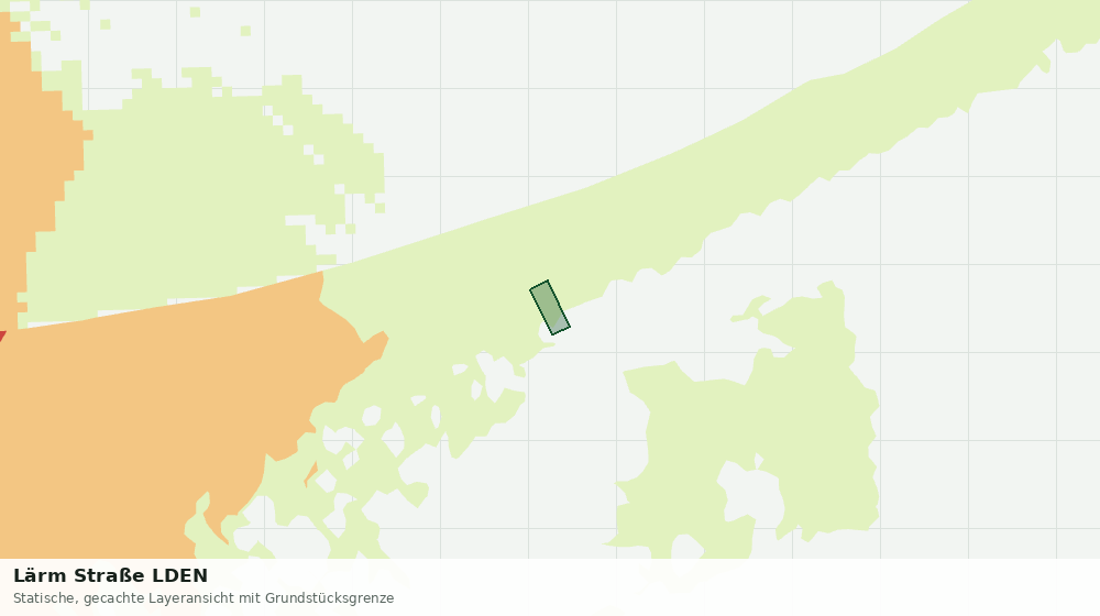 Statische Kartenansicht: Lärm Straße LDEN