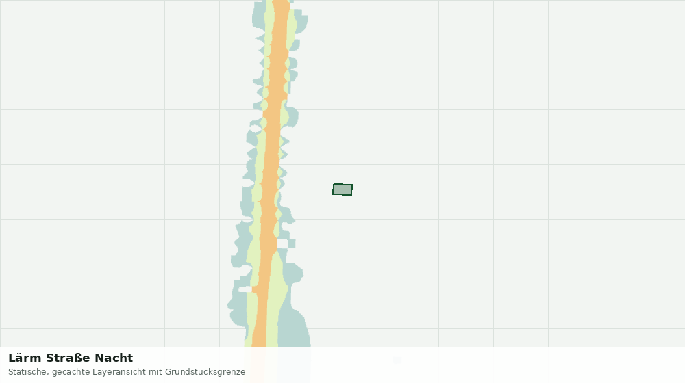 Statische Kartenansicht: Lärm Straße Nacht