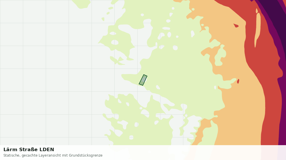 Statische Kartenansicht: Lärm Straße LDEN