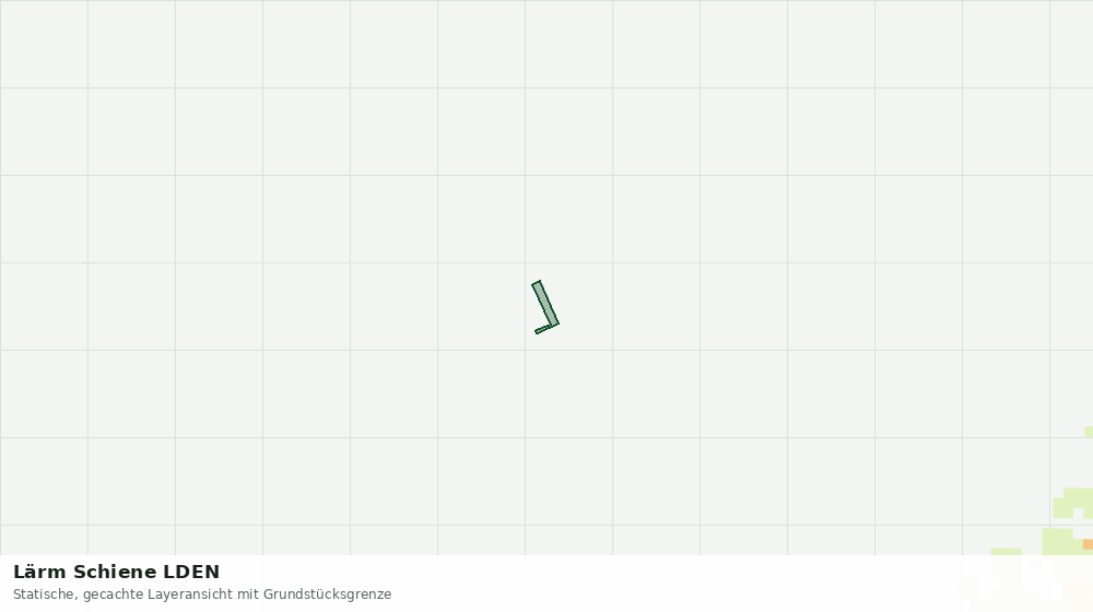 Statische Kartenansicht: Lärm Schiene LDEN