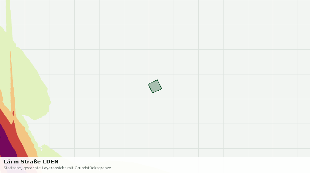 Statische Kartenansicht: Lärm Straße LDEN