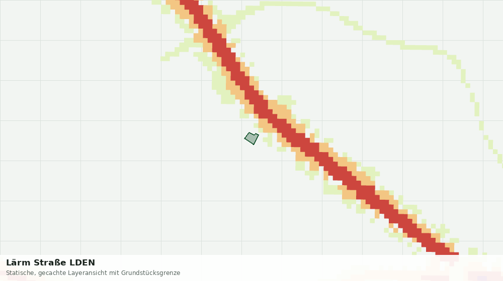 Statische Kartenansicht: Lärm Straße LDEN