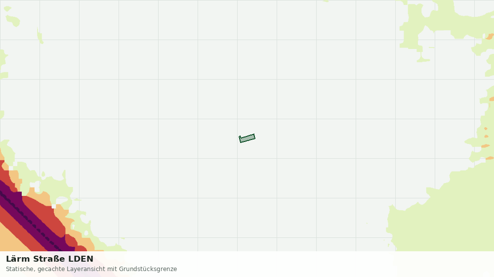 Statische Kartenansicht: Lärm Straße LDEN