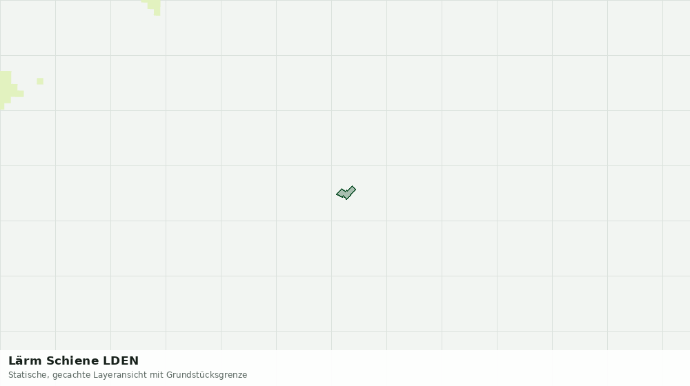 Statische Kartenansicht: Lärm Schiene LDEN