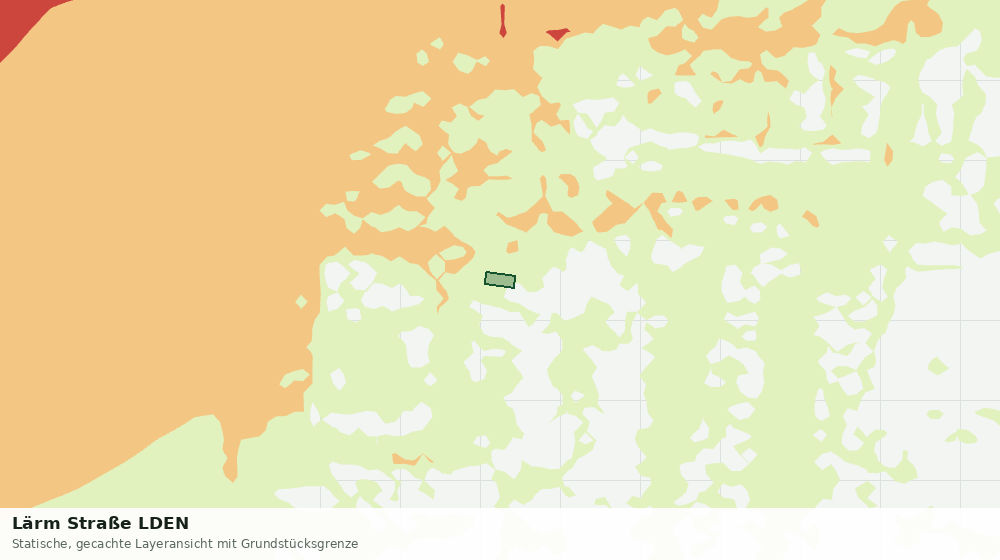 Statische Kartenansicht: Lärm Straße LDEN