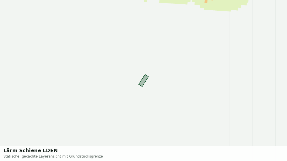Statische Kartenansicht: Lärm Schiene LDEN