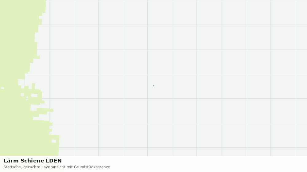 Statische Kartenansicht: Lärm Schiene LDEN