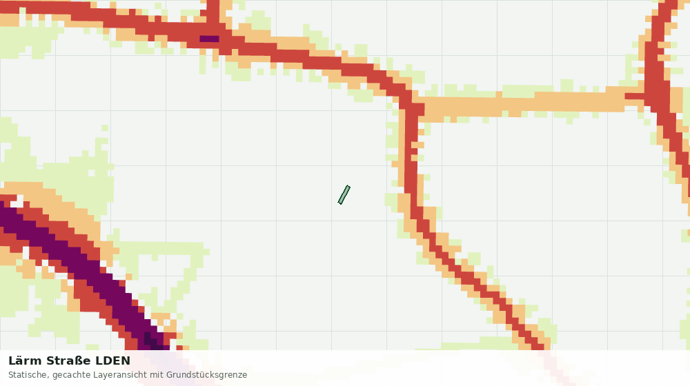 Statische Kartenansicht: Lärm Straße LDEN