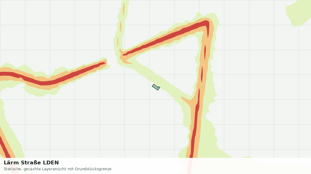 Statische Kartenansicht: Lärm Straße LDEN