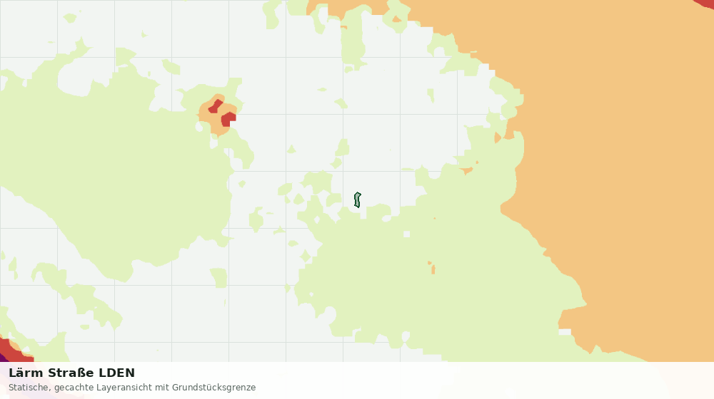 Statische Kartenansicht: Lärm Straße LDEN