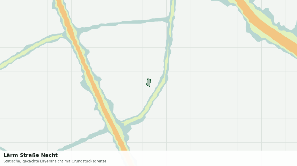 Statische Kartenansicht: Lärm Straße Nacht