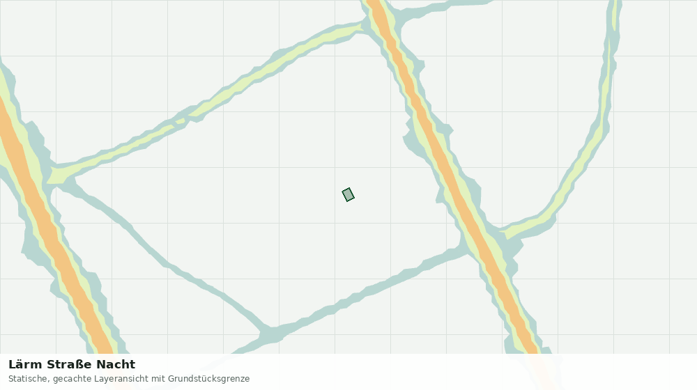 Statische Kartenansicht: Lärm Straße Nacht