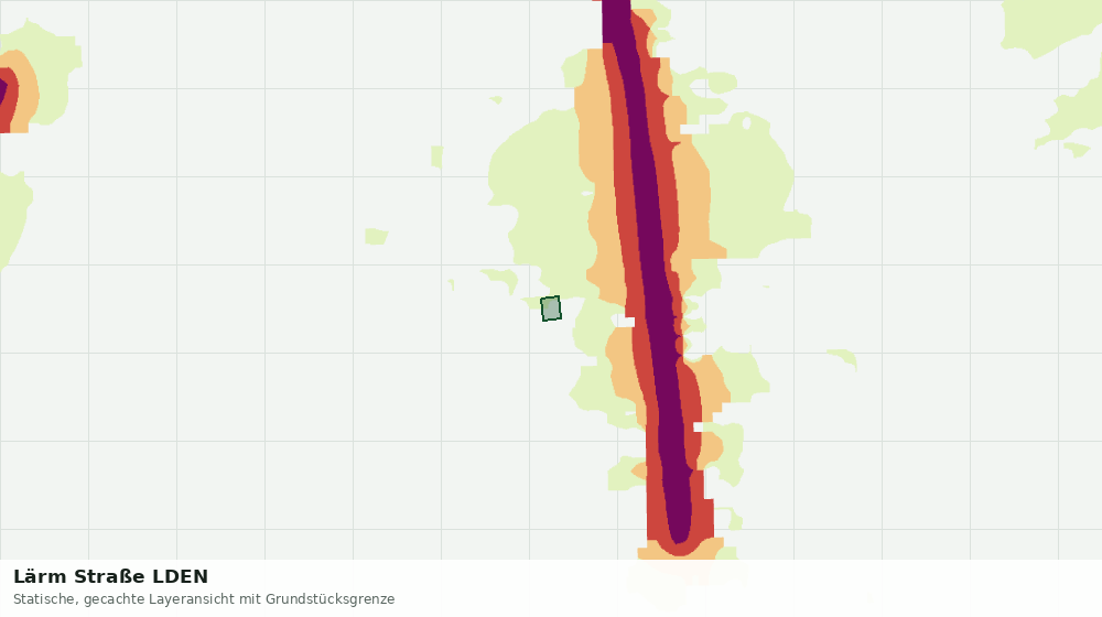 Statische Kartenansicht: Lärm Straße LDEN