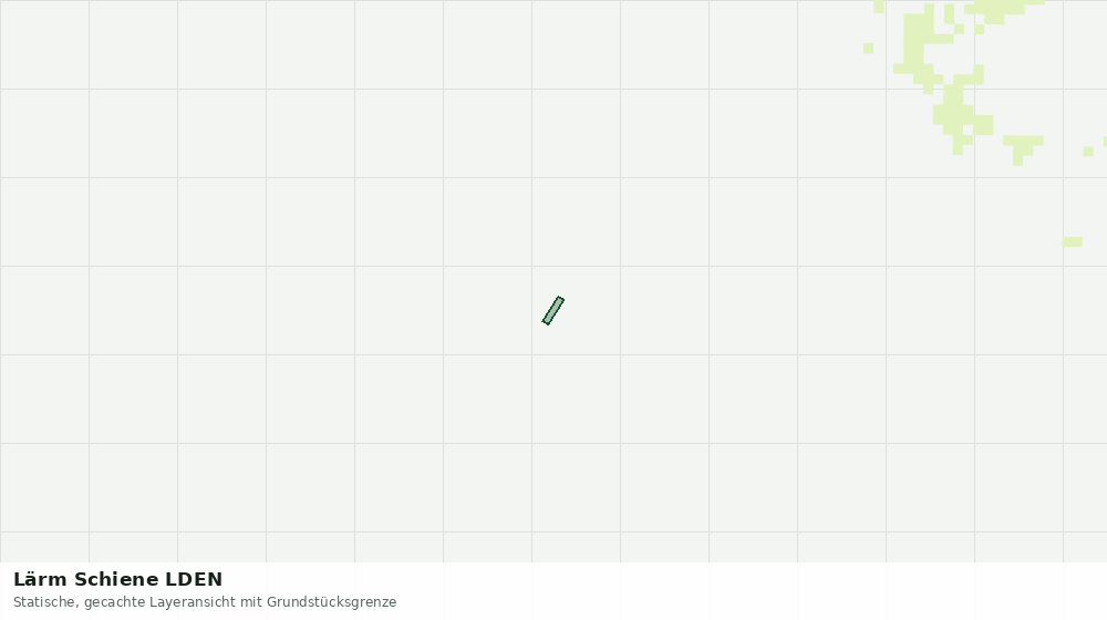 Statische Kartenansicht: Lärm Schiene LDEN