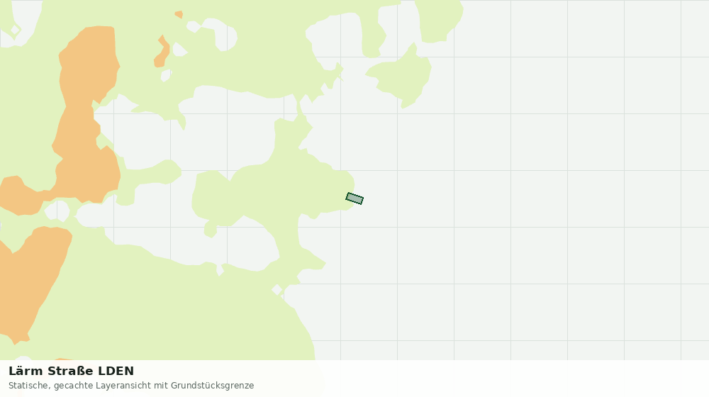 Statische Kartenansicht: Lärm Straße LDEN