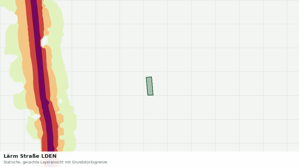 Statische Kartenansicht: Lärm Straße LDEN