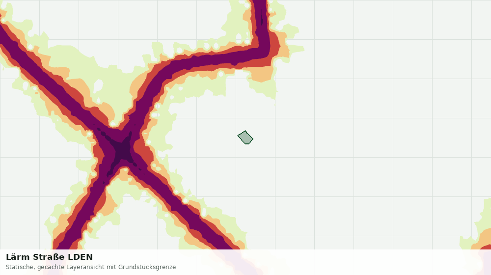 Statische Kartenansicht: Lärm Straße LDEN