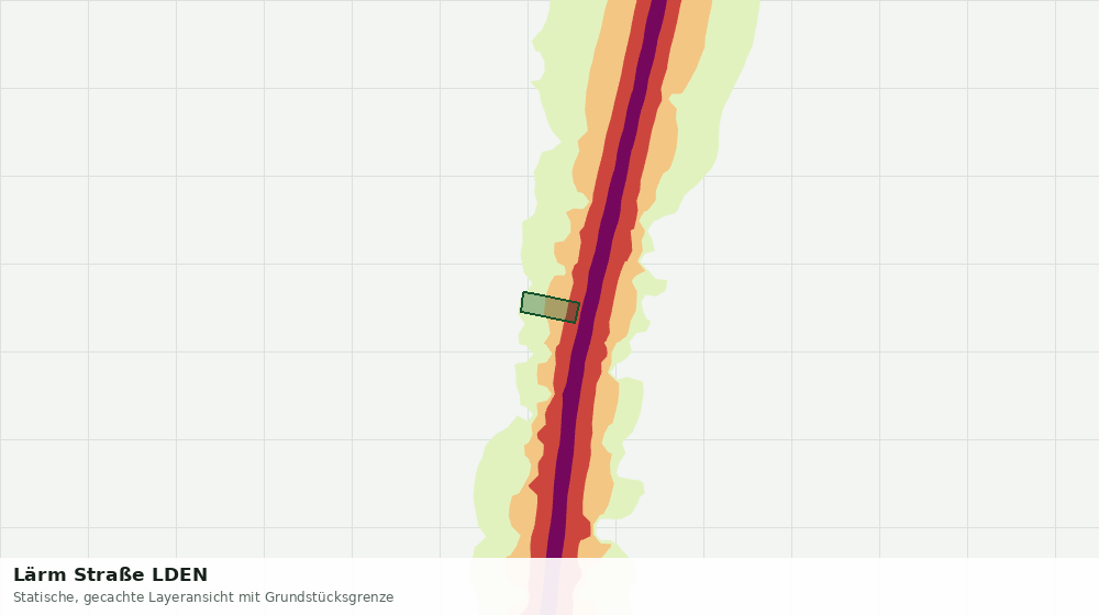 Statische Kartenansicht: Lärm Straße LDEN