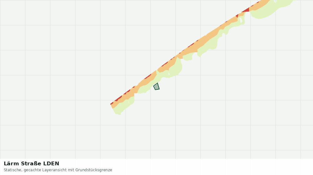 Statische Kartenansicht: Lärm Straße LDEN