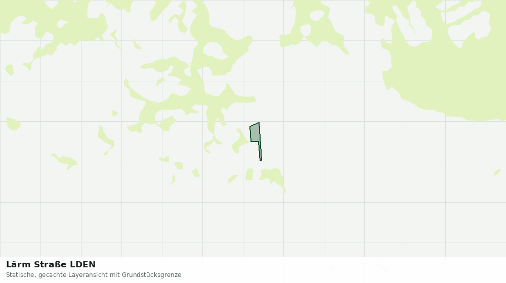 Statische Kartenansicht: Lärm Straße LDEN
