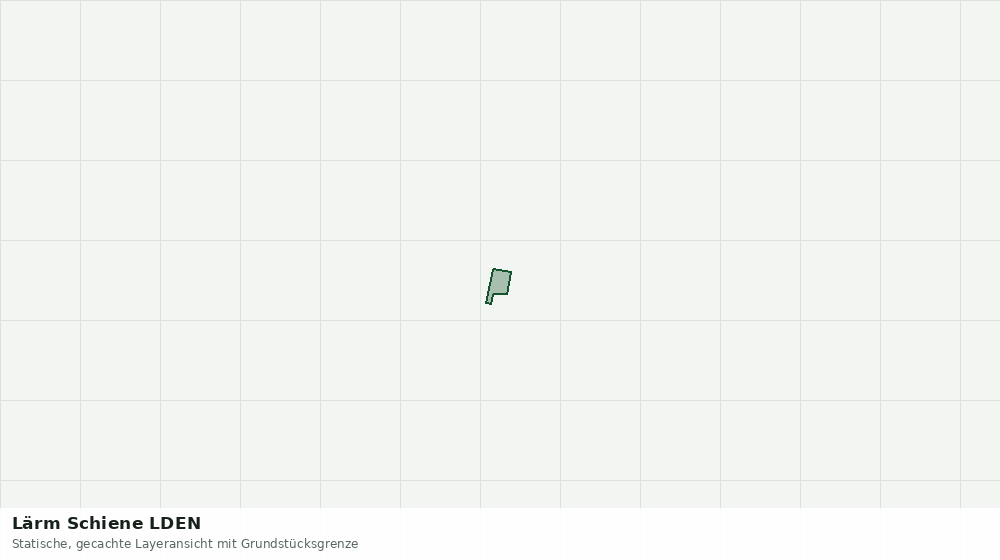 Statische Kartenansicht: Lärm Schiene LDEN